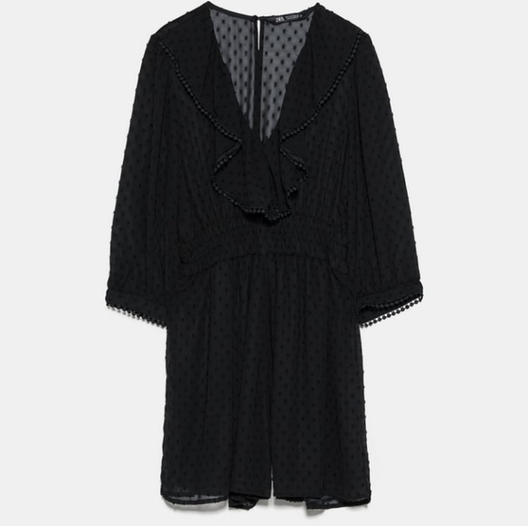 Zara ruffle dotted romper - Picture 4 of 4